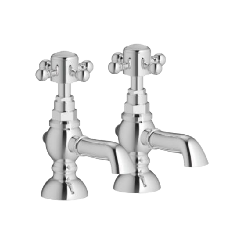 T6007 Basin Taps ( pair ) Tapered Water Faucet