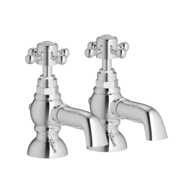 T6008 Bath Taps ( pair ) Tapered Water Faucet