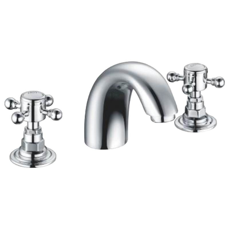 T6012 Deck-mounted Basin / Bath Mixer Tapered Water Faucet