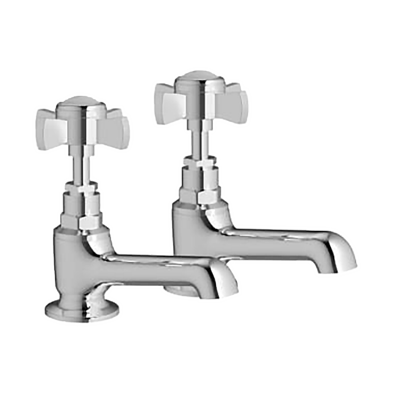 T6107 Basin Taps ( pair ) Tapered Water Faucet