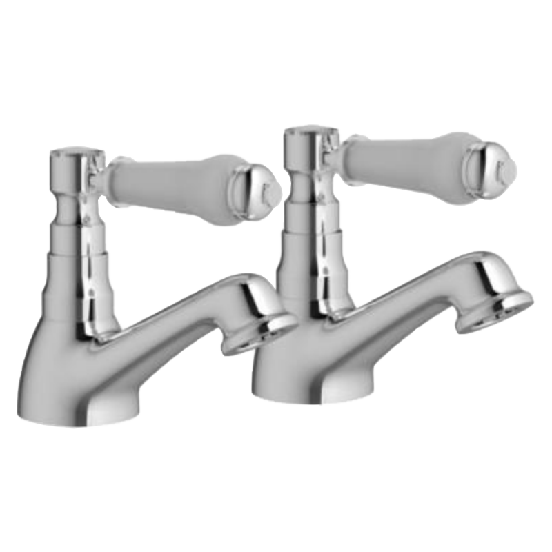 T6207 Basin Taps ( pair ) Tapered Water Faucet