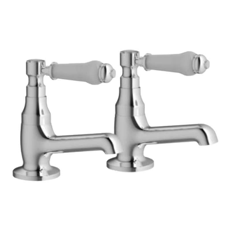 T6208R Bath Taps ( pair ) Tapered Water Faucet