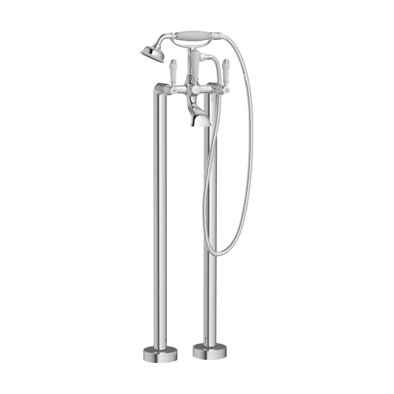 T6268 Freestanding Bath Shower Mixer Tapered Water Faucet