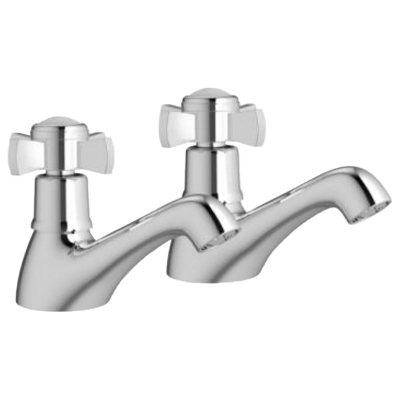 T6808 Bath Taps ( pair） Tapered Water Faucet