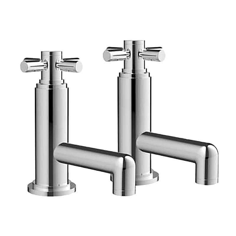 T7208 Bath Taps ( pair ) Tapered Water Faucet