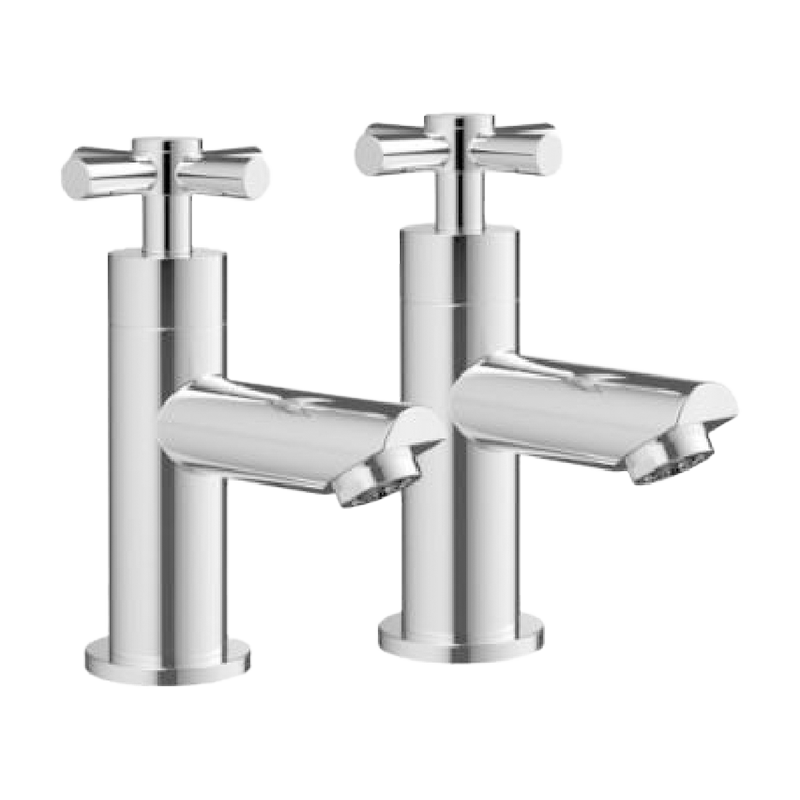 T7407 Basin Taps ( pair ) Tapered Water Faucet