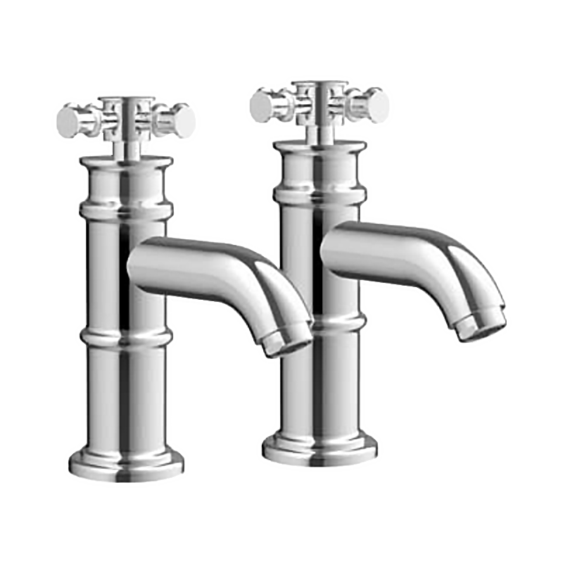 T7808 Bath Taps ( pair ) Tapered Water Faucet