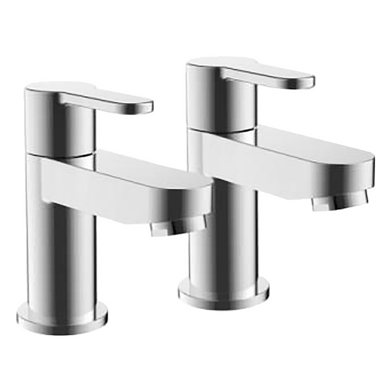 T8308 Bath Taps ( pair ) Tapered Water Faucet