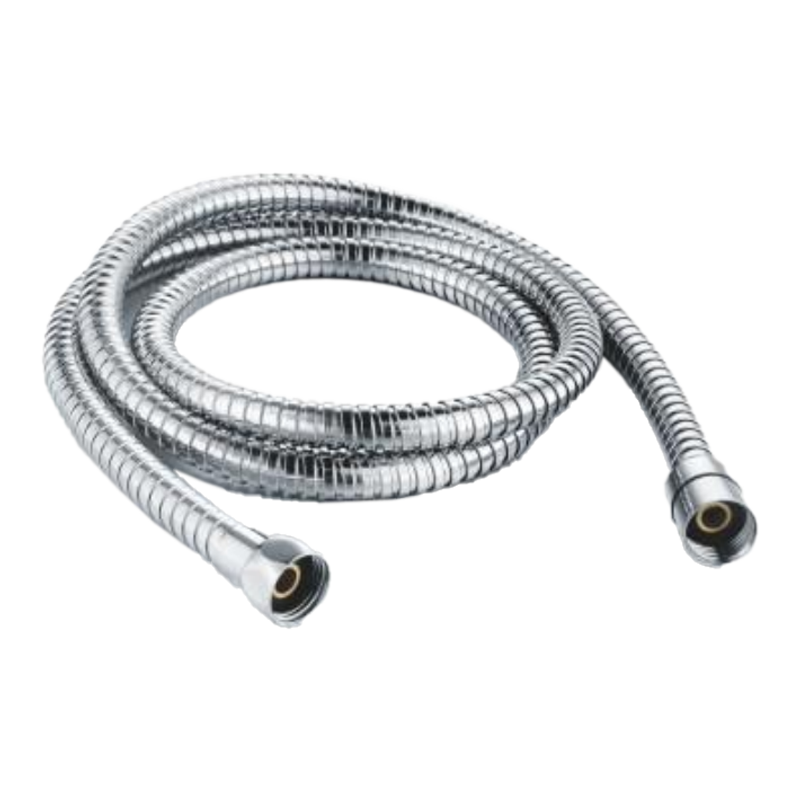 A408 Stainless Steel Shower Hose Wall Bracket， Handset， Waste ＆ Shower Hose