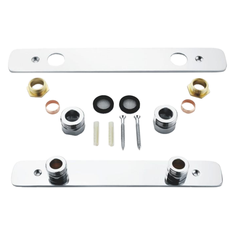 A511 Shower Fixing Plate Bath Pillar , Radiator Valves ＆ Other Spare Parts