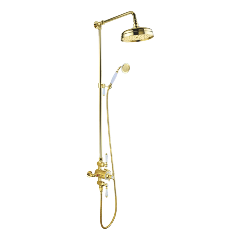 K202A-J Thermostatic Shower Kit( Gold ) Thermostatic Shower Valve and Shower Kit