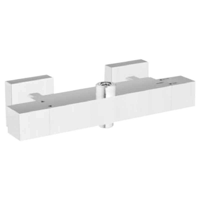 T44024 Square Bar Valve( top and bottom outlet） Thermostatic Shower Valve and Shower Kit