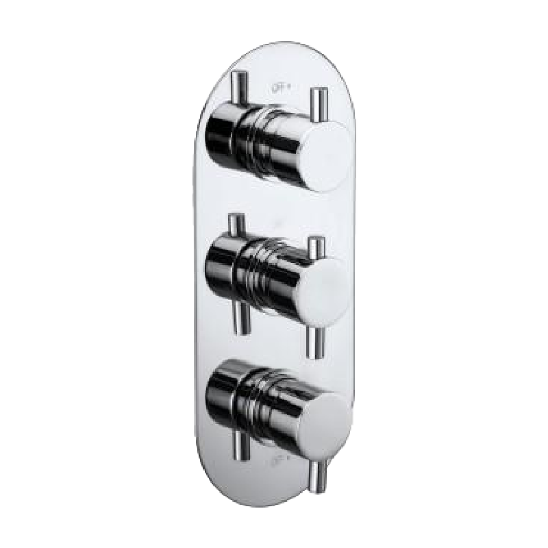 T46002 Triple Concealed Thermostatic Shower Valve