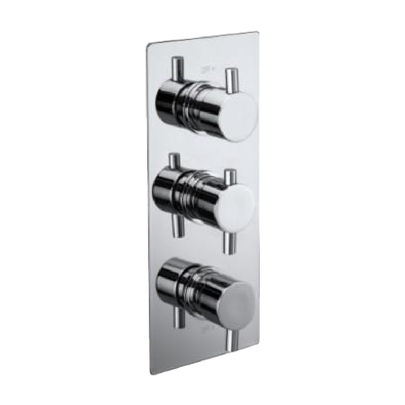 T46012D Triple Concealed Thermostatic Shower Valve with Diverter Thermostatic Shower Valve and Shower Kit