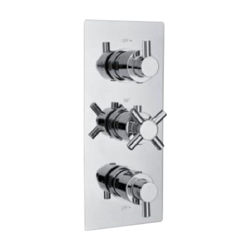 T46022 Triple Concealed Thermostatic Shower Valve