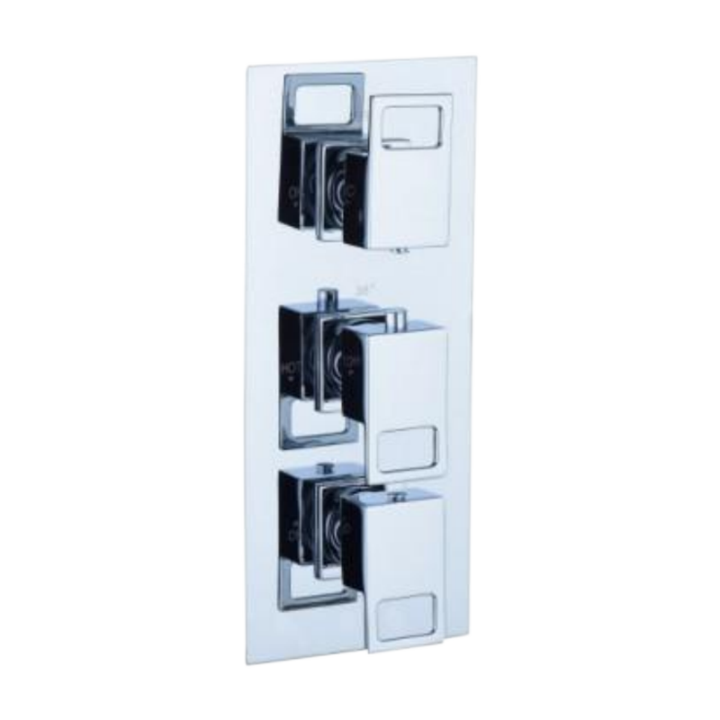 T46062 Triple Concealed Thermostatic Shower Valve