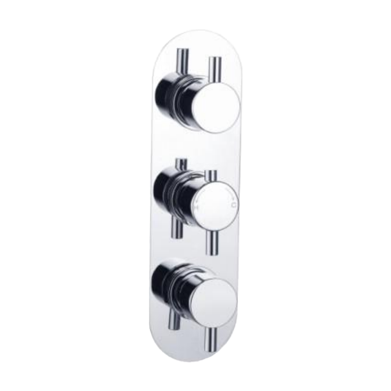 T46192 Triple Concealed Thermostatic Shower Valve