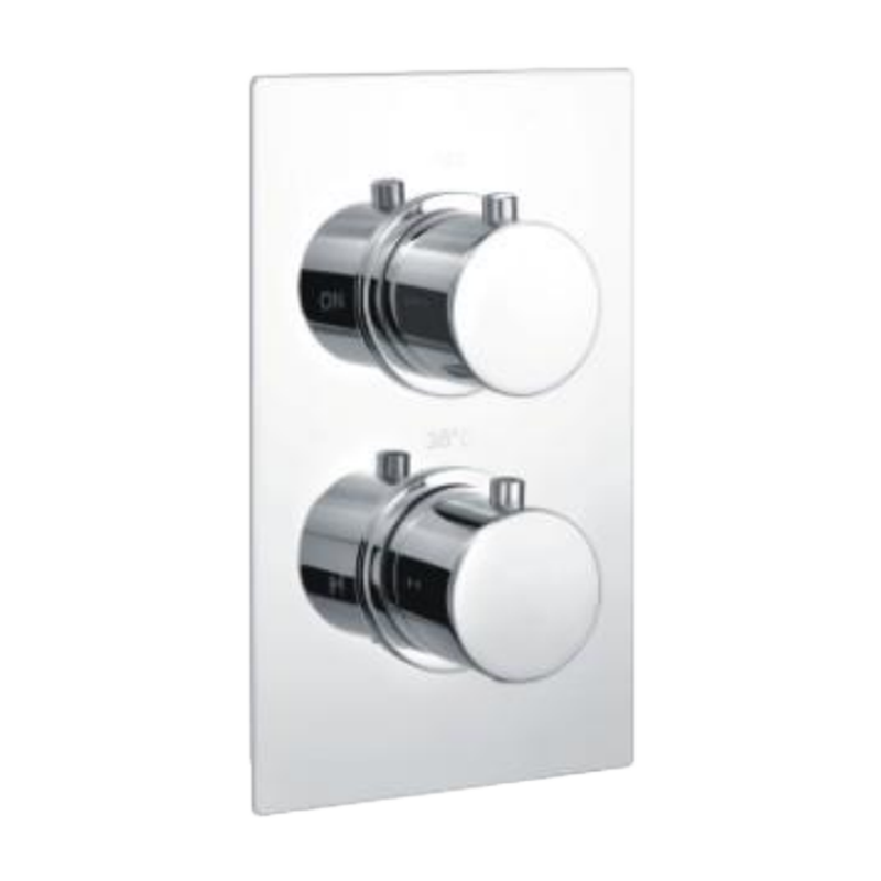 T47012A Twin Concealed Thermostatic Shower Valve