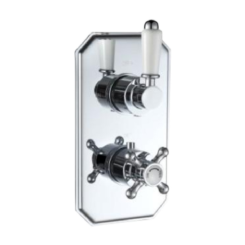 T47032A Twin Concealed Thermostatic Shower Valve Thermostatic Shower Valve and Shower Kit