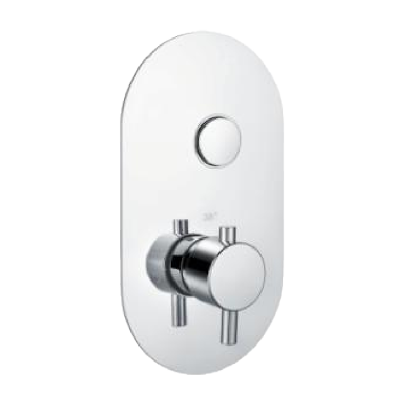 T47102A Push Button Thermostatic Shower Valve ( One Outlet )