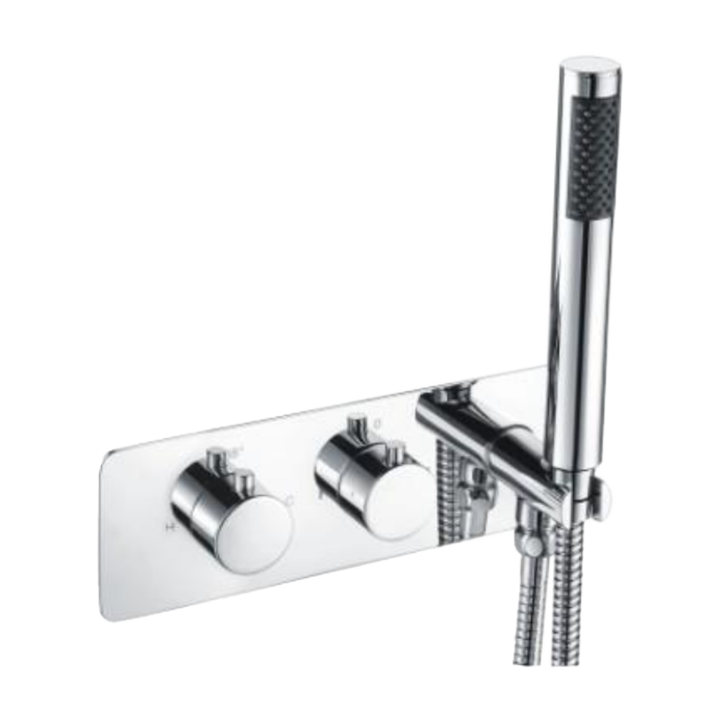 T47132 Concealed Thermostatic Shower Valve ( Two Outlets ) Thermostatic Shower Valve and Shower Kit