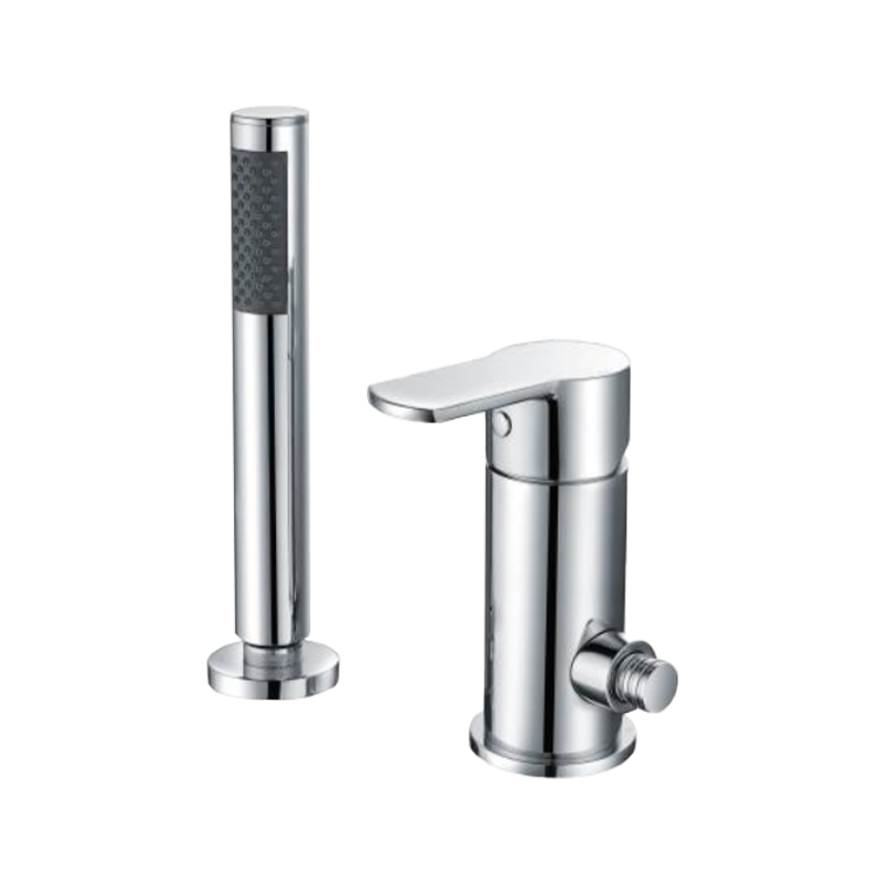 T718012 Deck-mounted Bath Shower Mixer Tapered Water Faucet