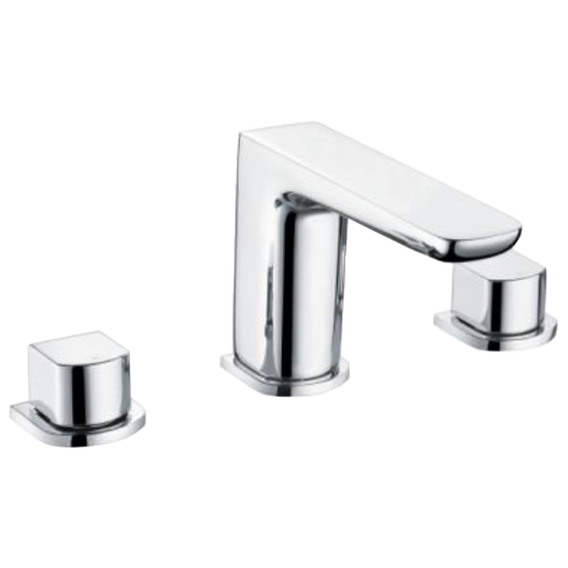 T730012 3 Tap Hole Bath Mixer Tapered Water Faucet