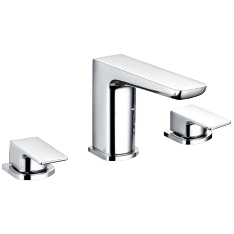 T730012A 3 Tap Hole Bath Mixer Tapered Water Faucet