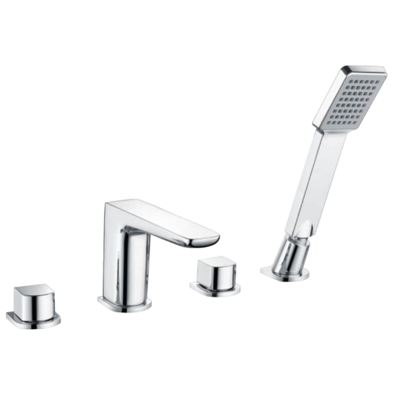 T730014 4-hole Deck MountedBath Shower Mixer Tapered Water Faucet