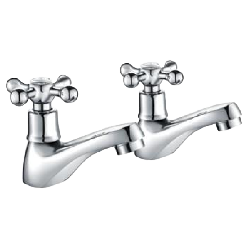 T821007 Basin Taps ( pair ) Tapered Water Faucet