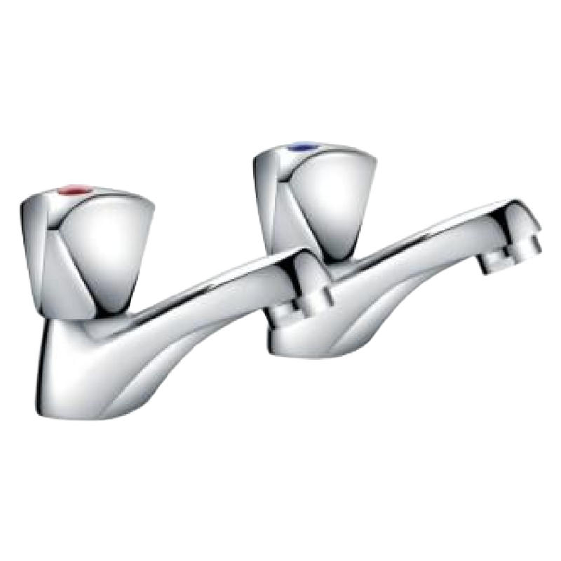 T822007L Basin Taps ( pair ) Tapered Water Faucet