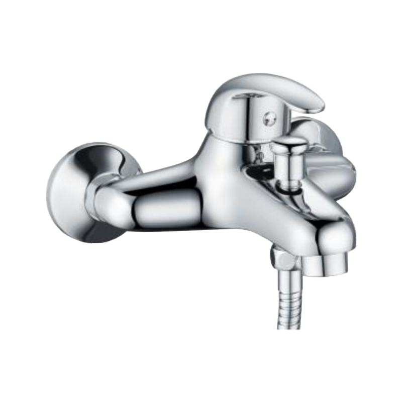 T826001 Wall-mounted Bath Shower Mixer Tapered Water Faucet